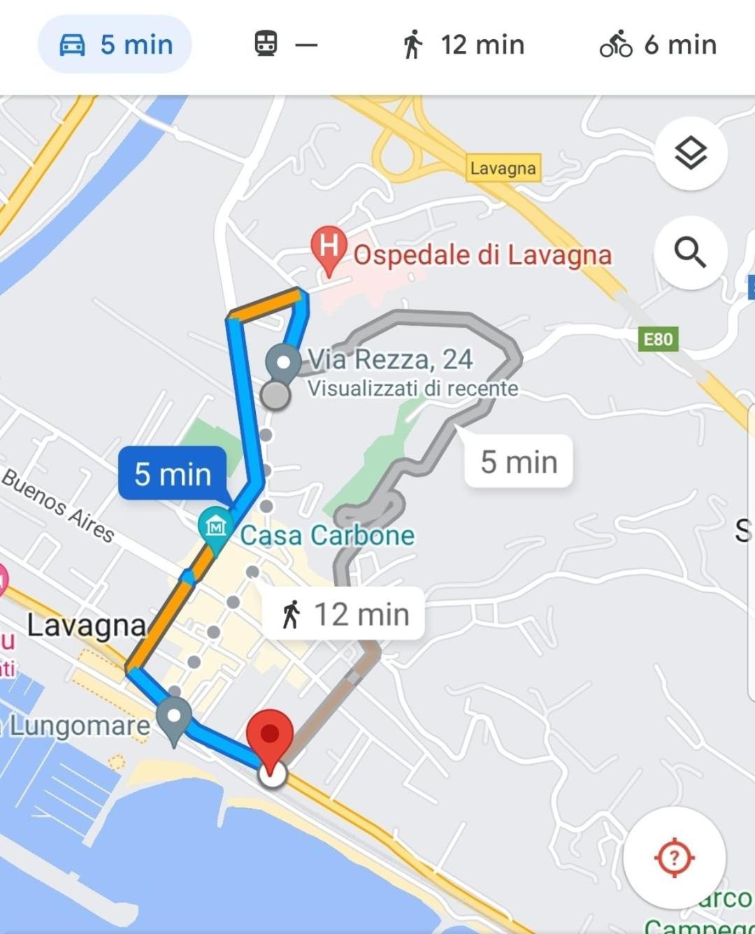 Super Vista Al Grattacielo Di Lavagna Leilighet Eksteriør bilde